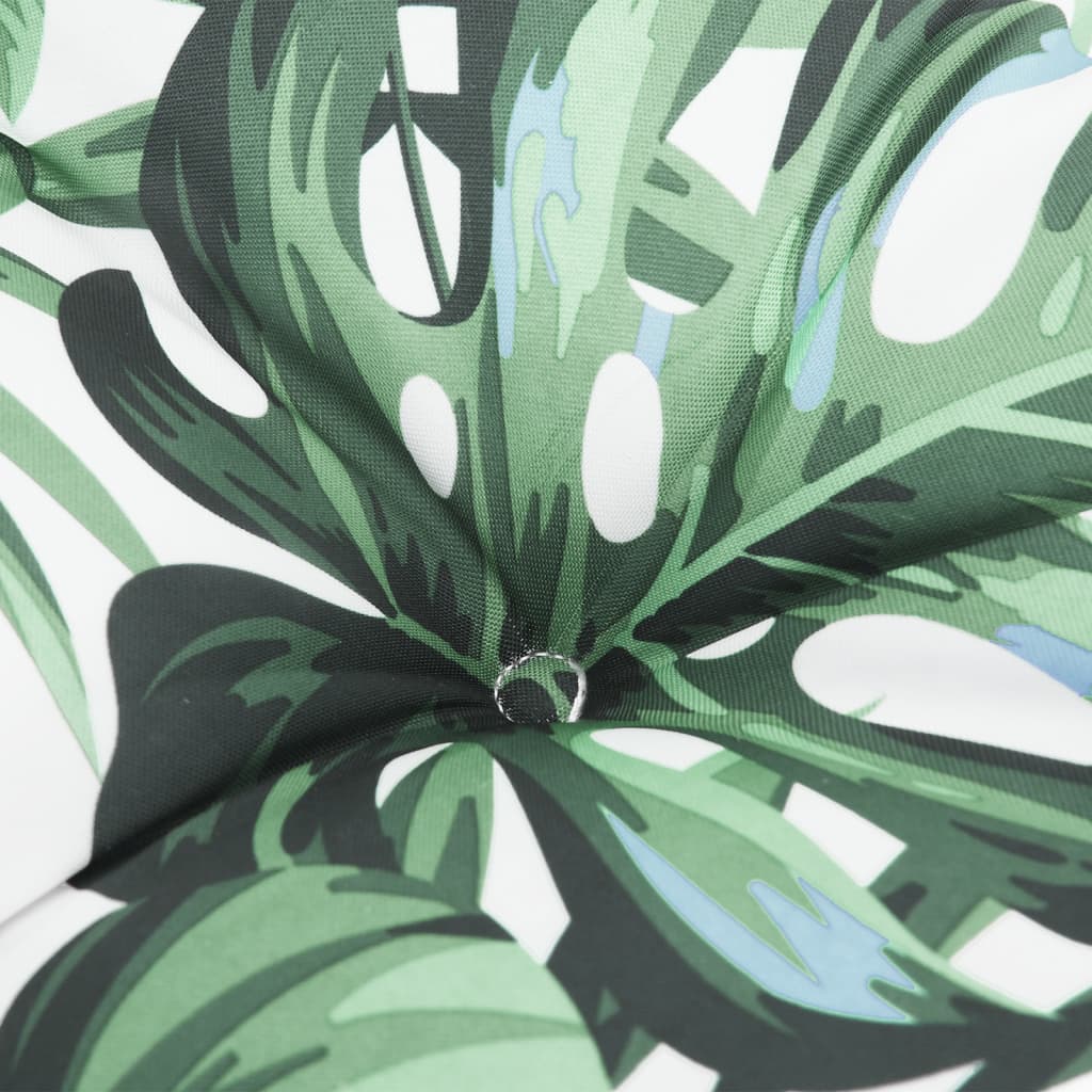 vidaXL Палетна възглавница, зелена, 120x80x12 см, текстил