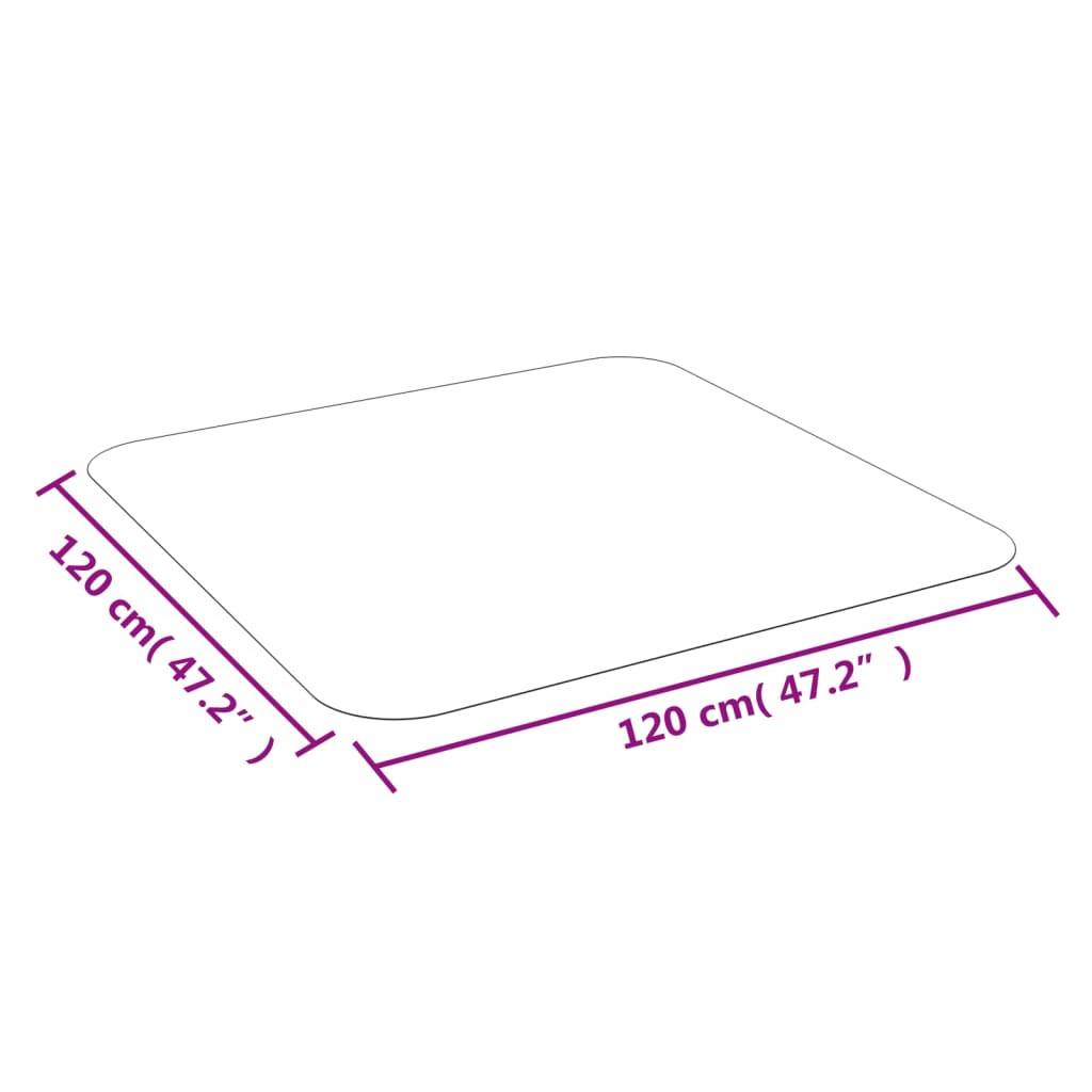 vidaXL Подова подложка за ламинат или килим 120 см x 120 см