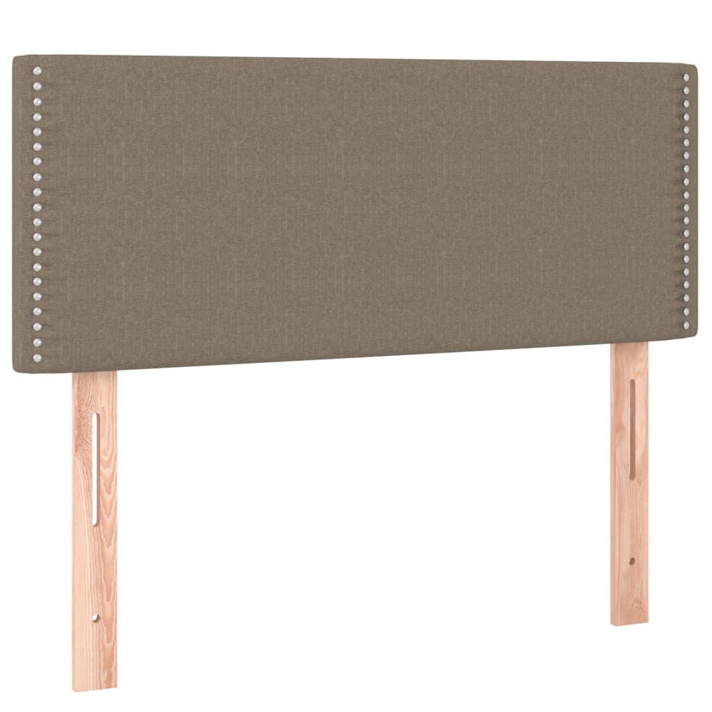 vidaXL Горна табла за легло, таупе, 100x5x78/88 см, плат