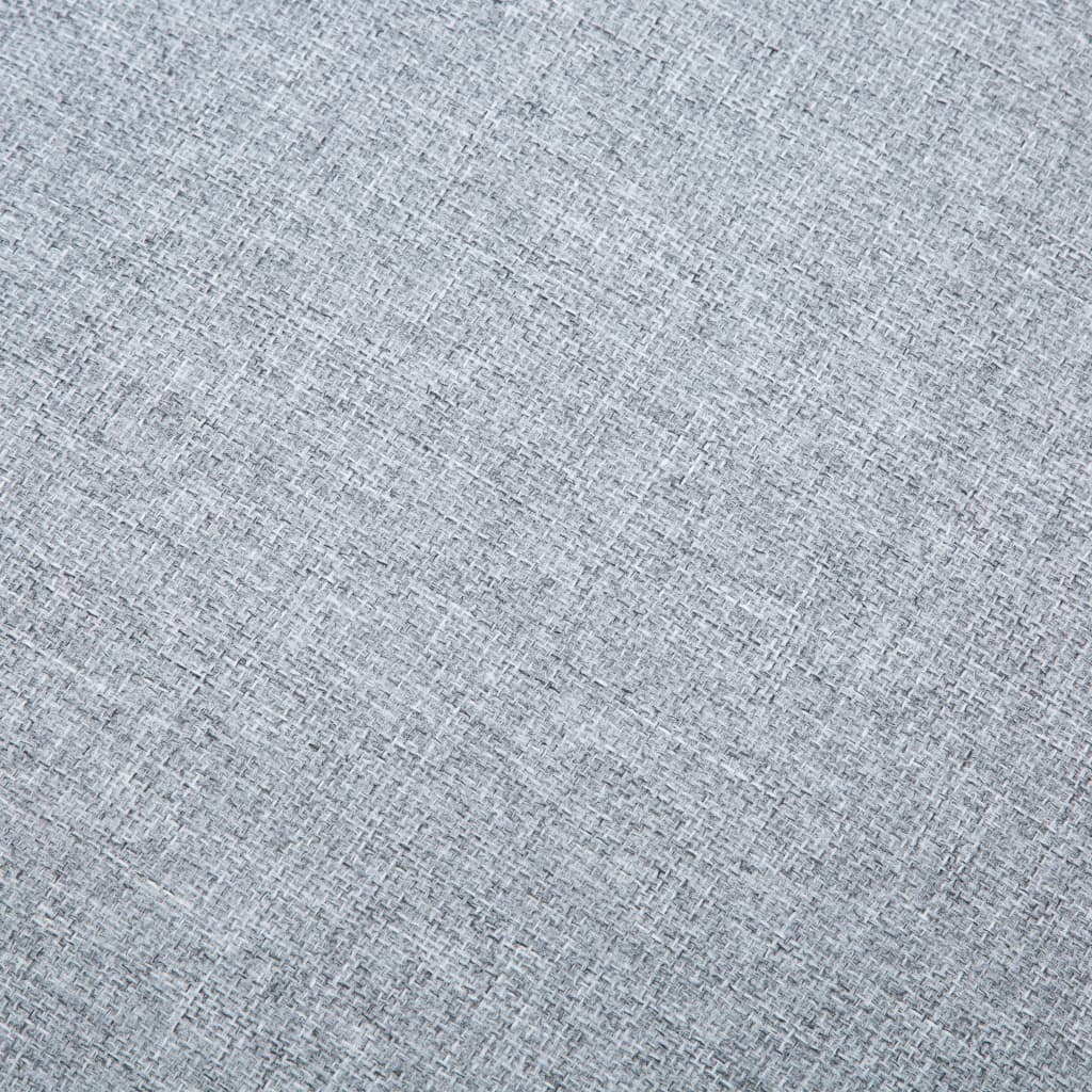 vidaXL Г-образен диван тапицерия от плат 171,5x138x81,5 см светлосив