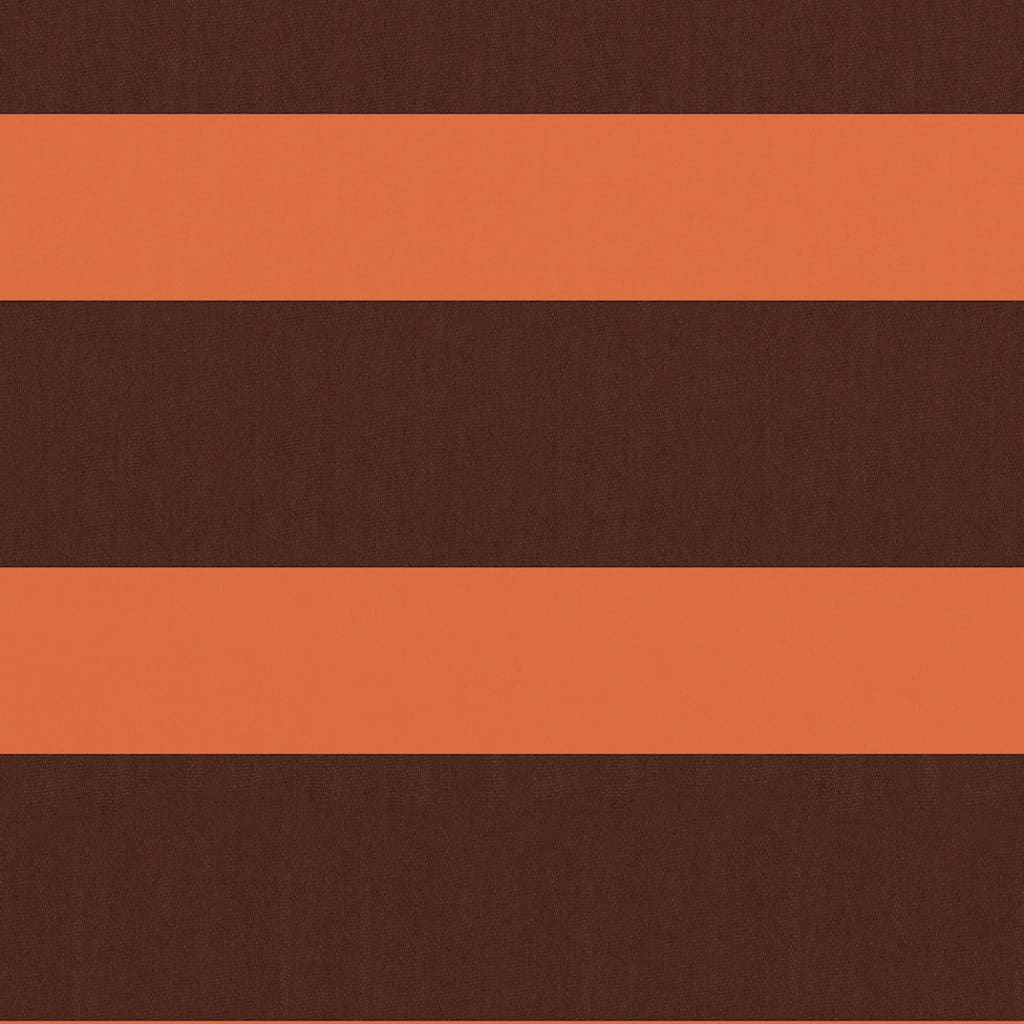vidaXL Балконски параван, оранжево и кафяво, 120x400 см, оксфорд плат