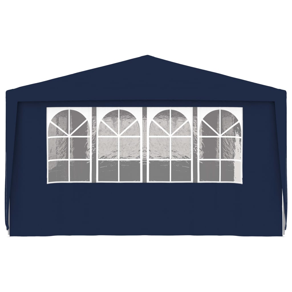 vidaXL Професионална парти шатра със стени 4x9 м синя 90 г/м²