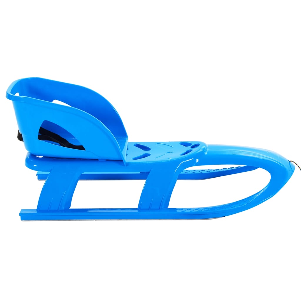 vidaXL Шейна със седалка синя 102,5x40x23 см полипропилен