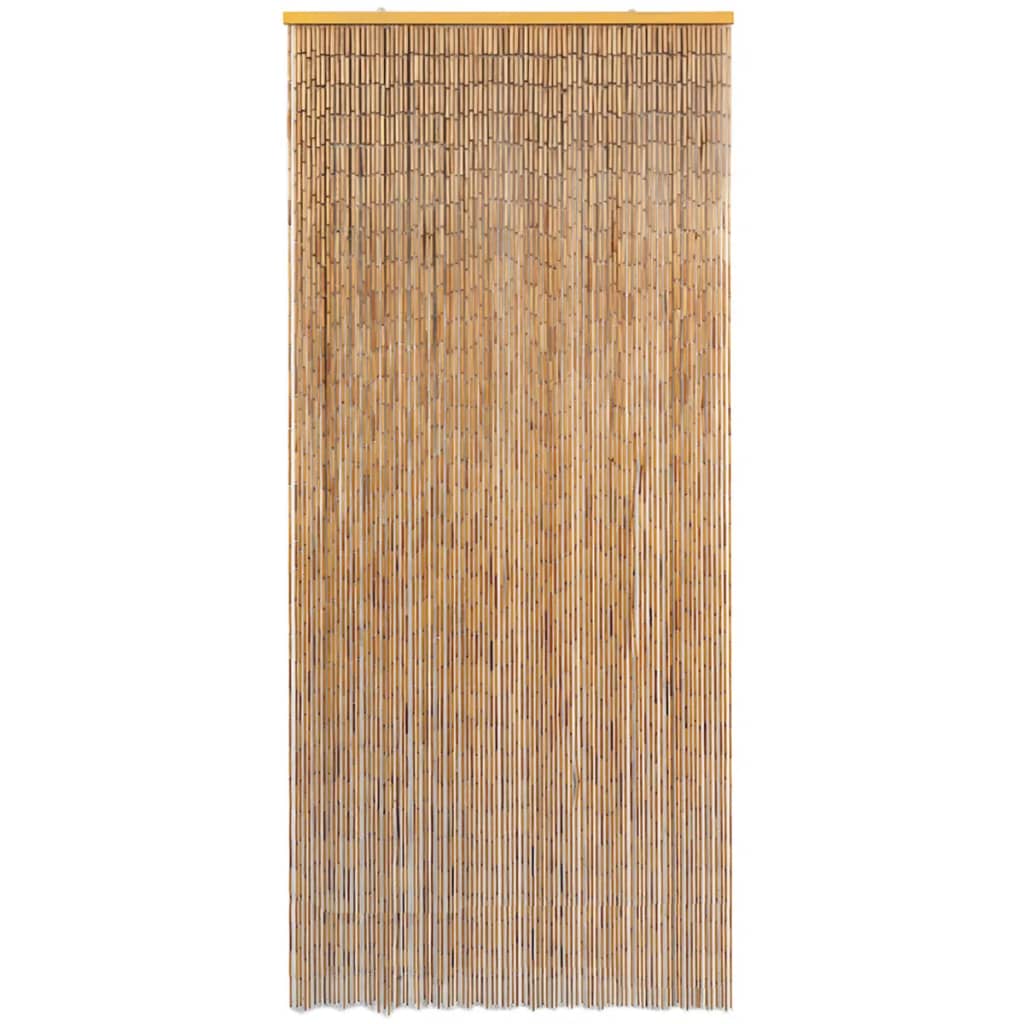 vidaXL Завеса за врата против насекоми, бамбук, 90x220 cм