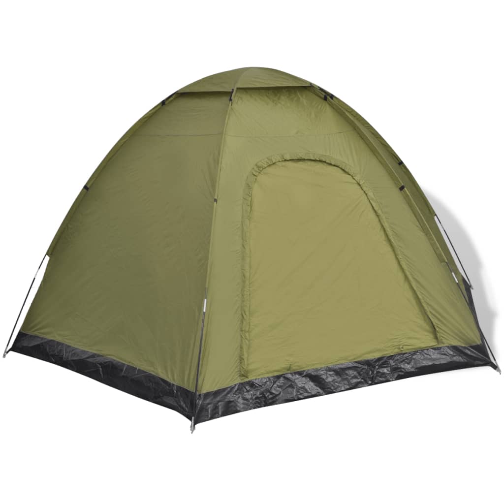 vidaXL 6-местна палатка, зелена