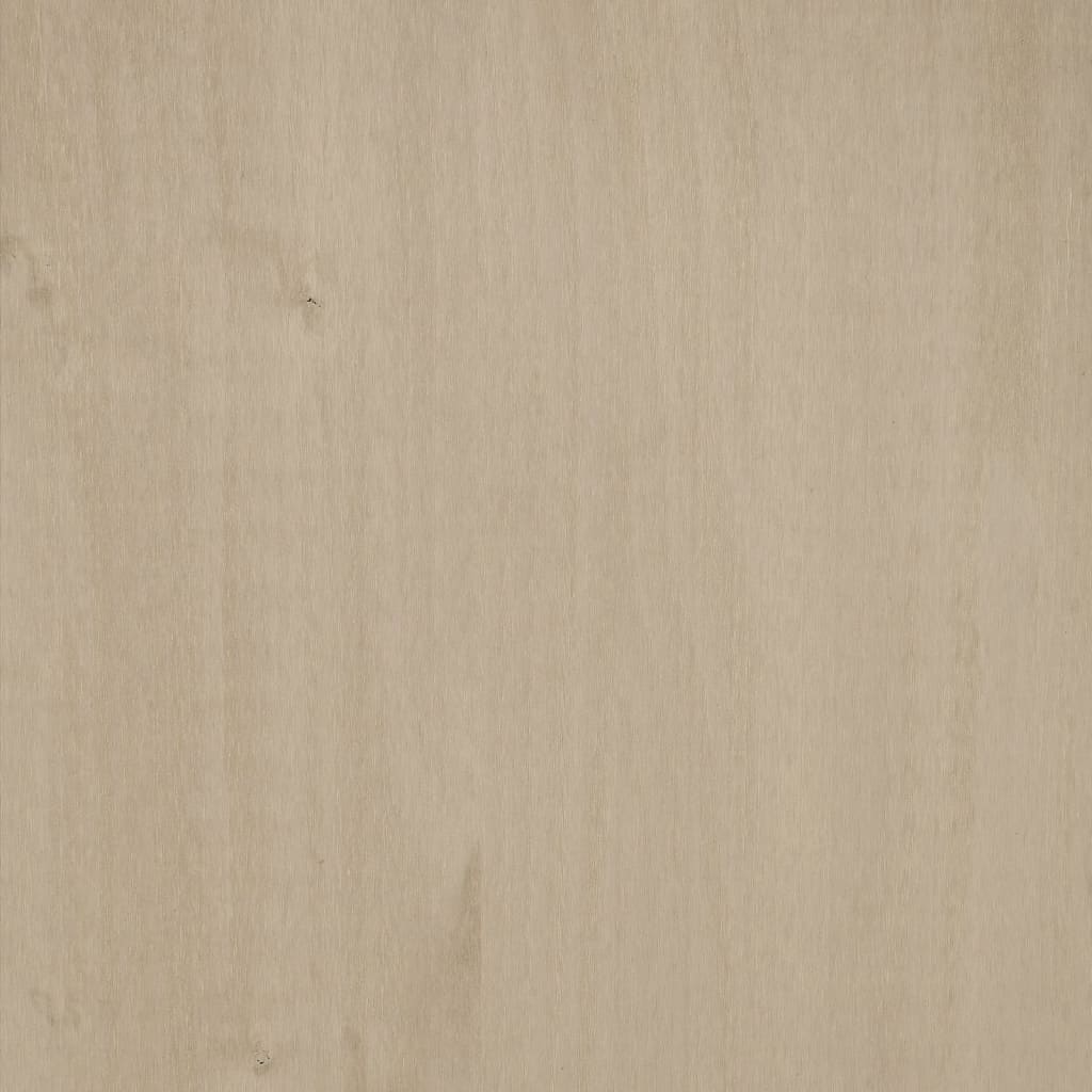 vidaXL Сайдборд HAMAR, меденокафяв, 113x40x80 см, борово дърво масив