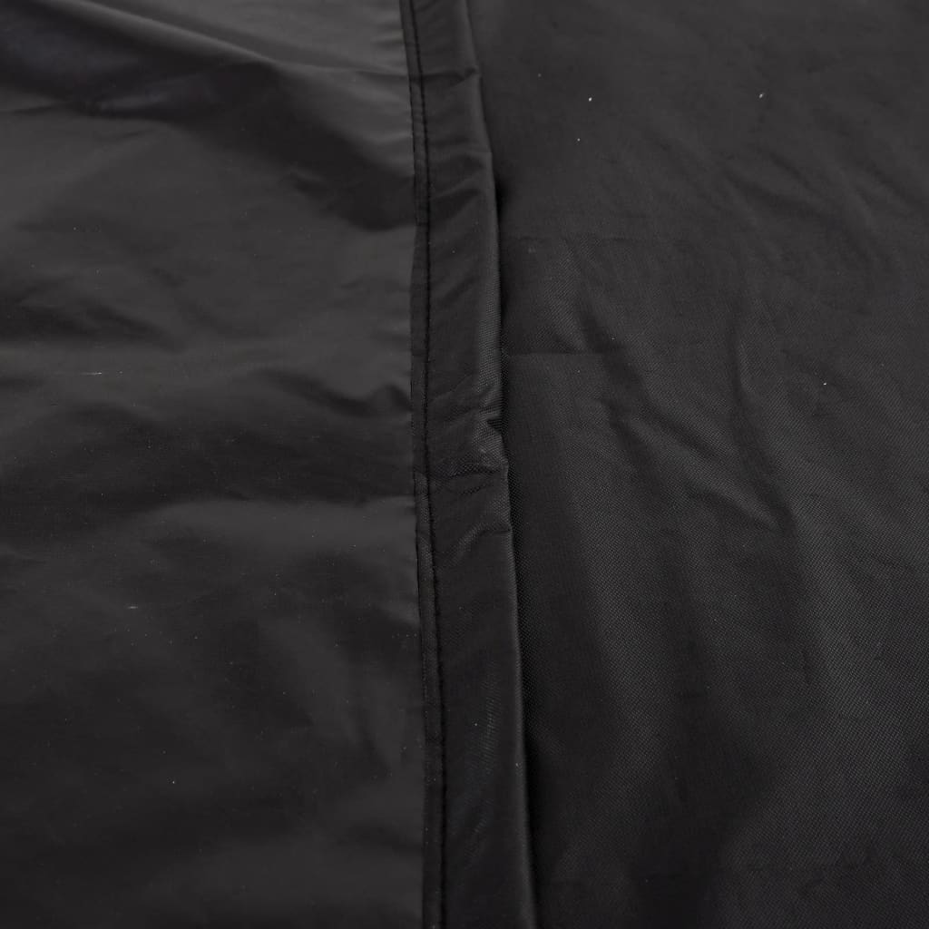 vidaXL Покривало за шезлонг черно 195x76x40/80 см 420D Оксфорд