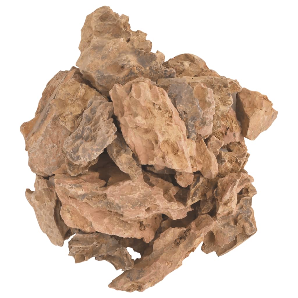 vidaXL Драконови камъни 10 кг кафяви 1-10 см