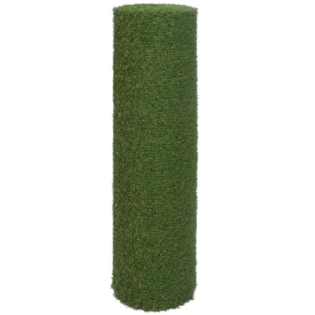 vidaXL Изкуствена трева, 1x20 м/20 мм, зелена