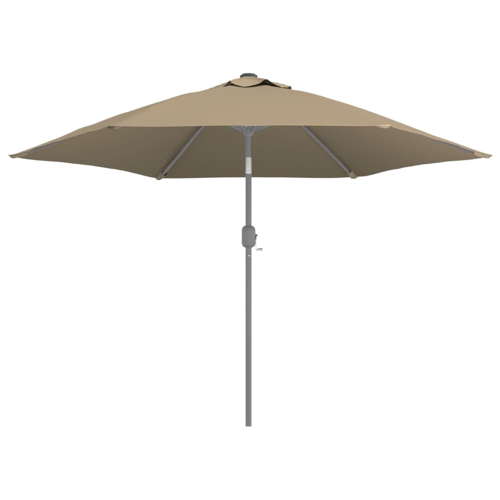 vidaXL Резервно покривало за градински чадър, таупе, 300 см