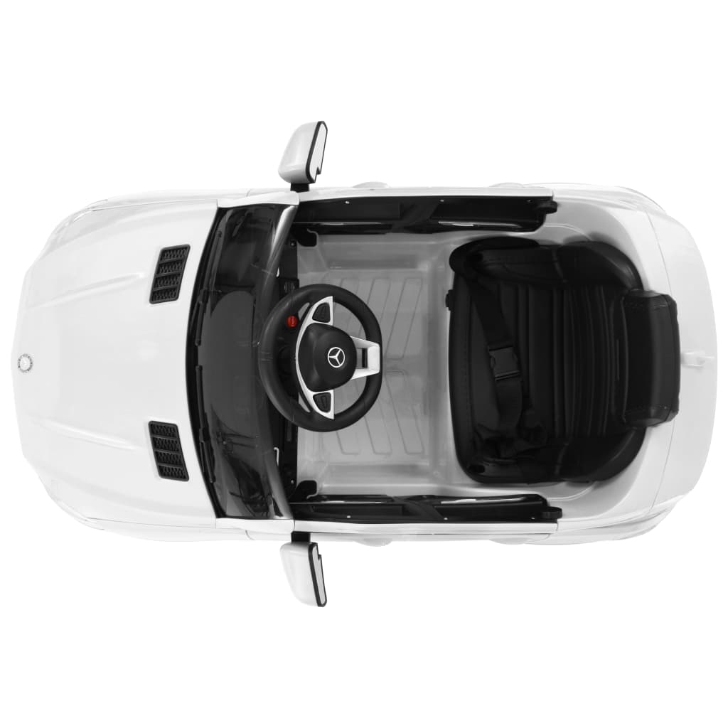 vidaXL Детска кола Mercedes Benz GLE63S пластмаса бяла