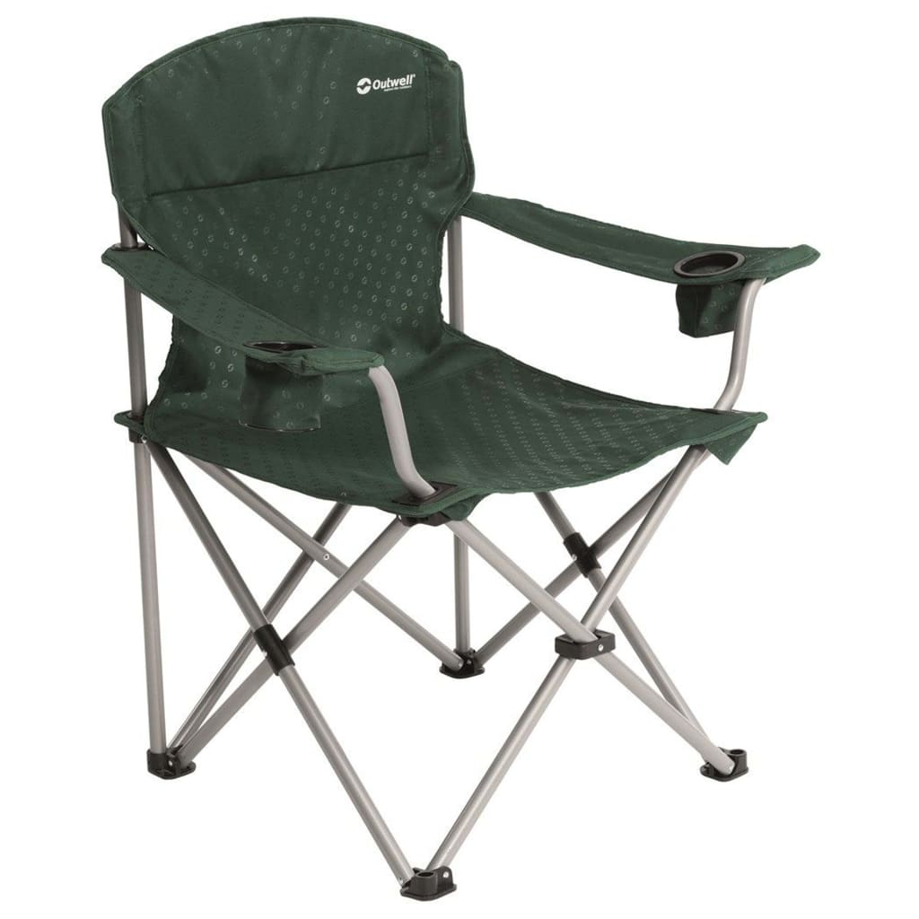 Outwell Сгъваем стол за къмпинг Catamarca XL горско зелено