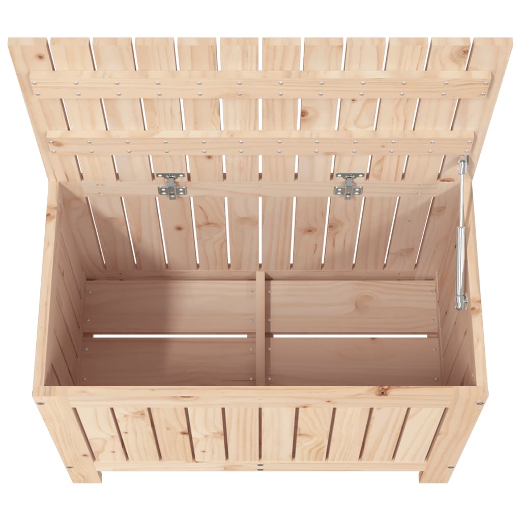 vidaXL Градинска кутия за съхранение, 76x42,5x54 см, бор масив