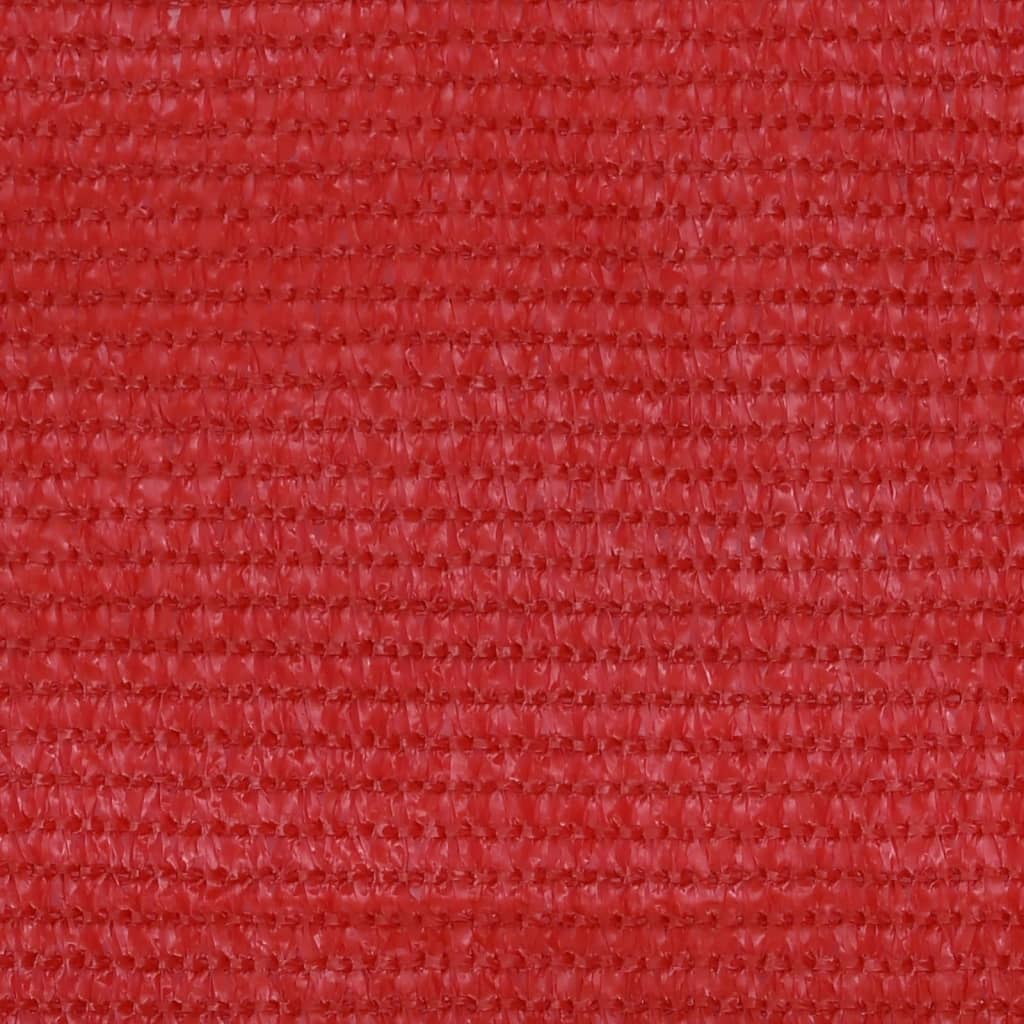 vidaXL Външна роло щора, 80x140 см, червена, HDPE