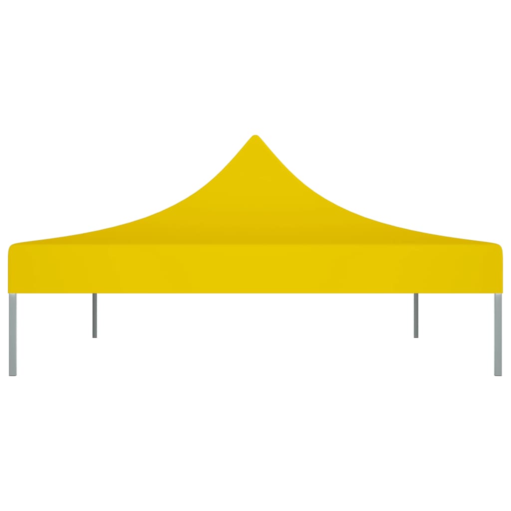 vidaXL Покривало за парти шатра, 4x3 м, жълто, 270 г/м²