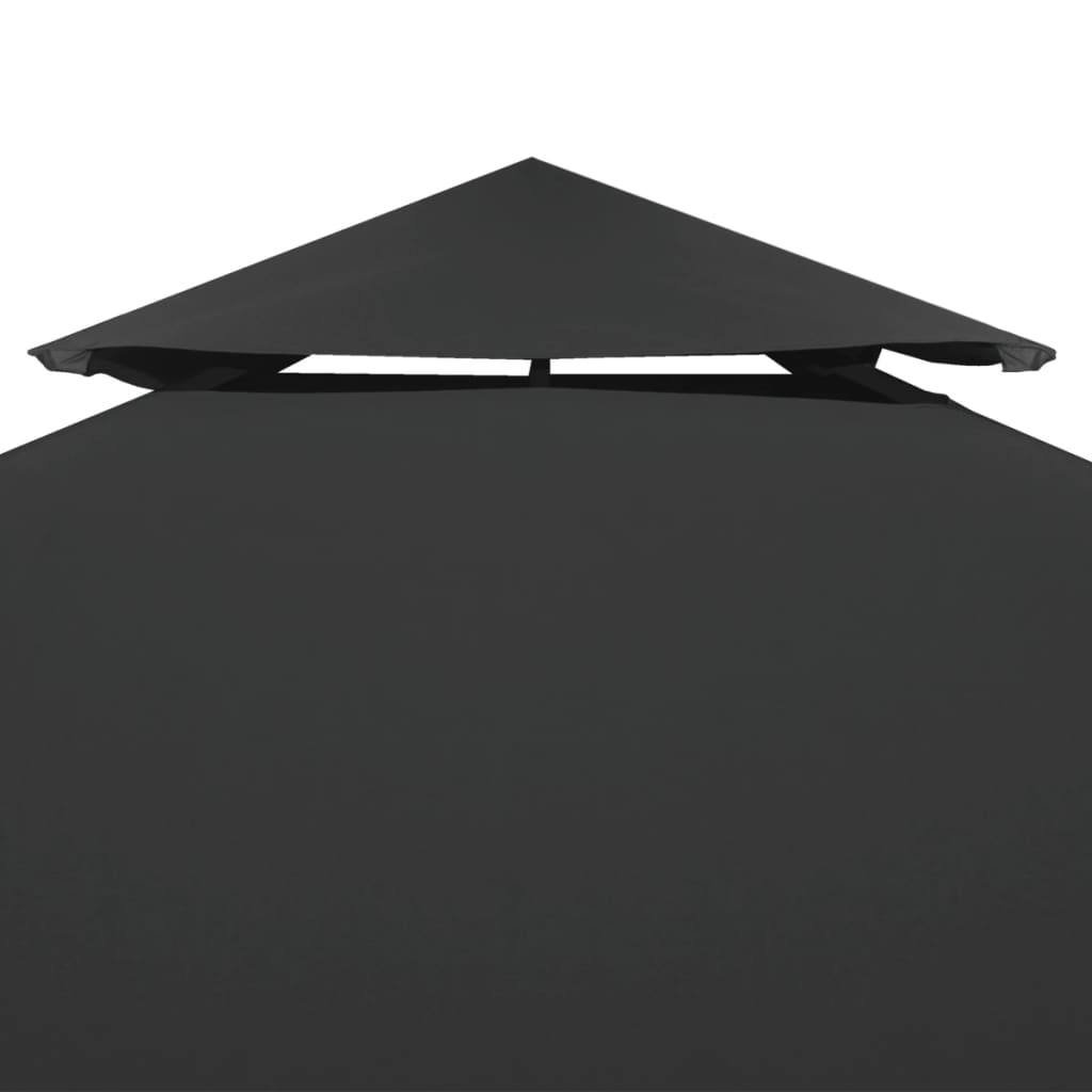 vidaXL Покривало за шатра, резервно, тъмно зелено, 310 гр/м², 3х3 м
