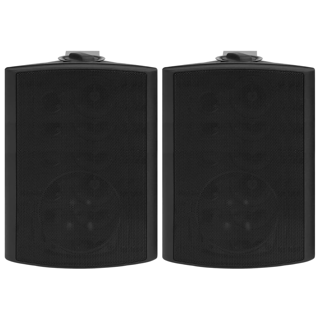 vidaXL Стенни стерео високоговорители 2 бр черни вътрешни/външни 120 W