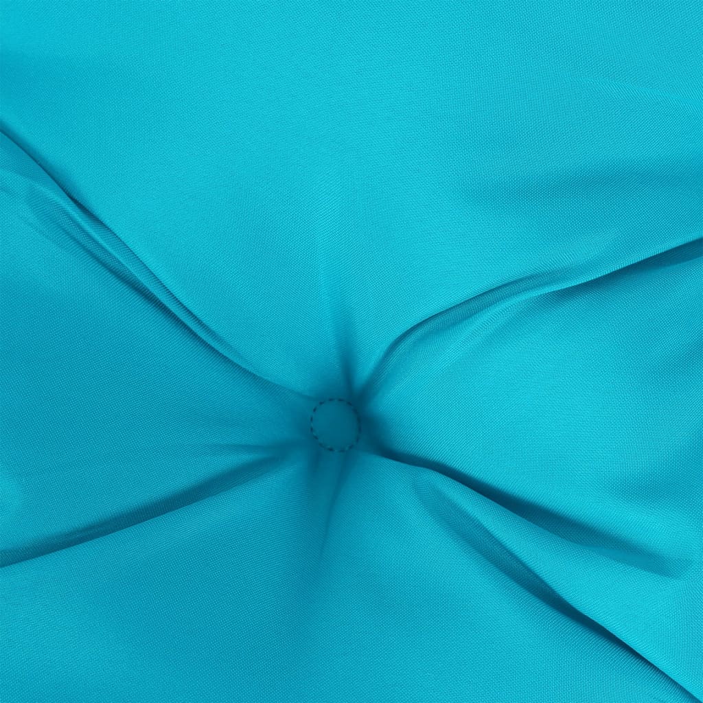 vidaXL Палетна възглавница, тюркоаз, 80x80x12 см, текстил