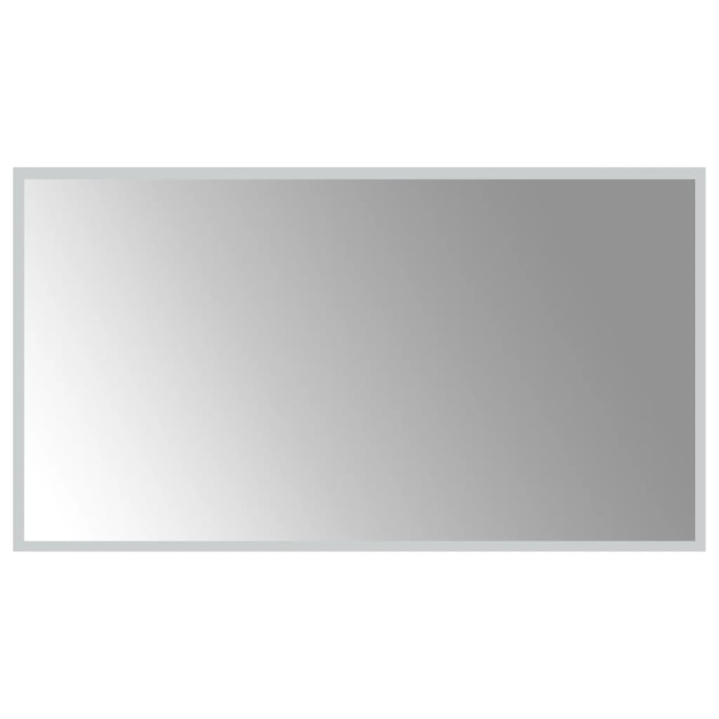 vidaXL LED огледало за баня, 90x50 см