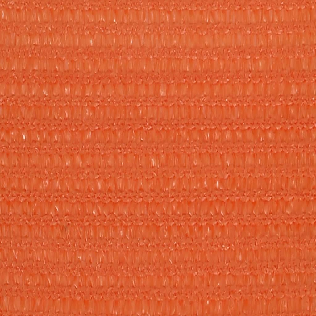 vidaXL Платно-сенник, 160 г/м², оранжево, 4x4x4 м, HDPE