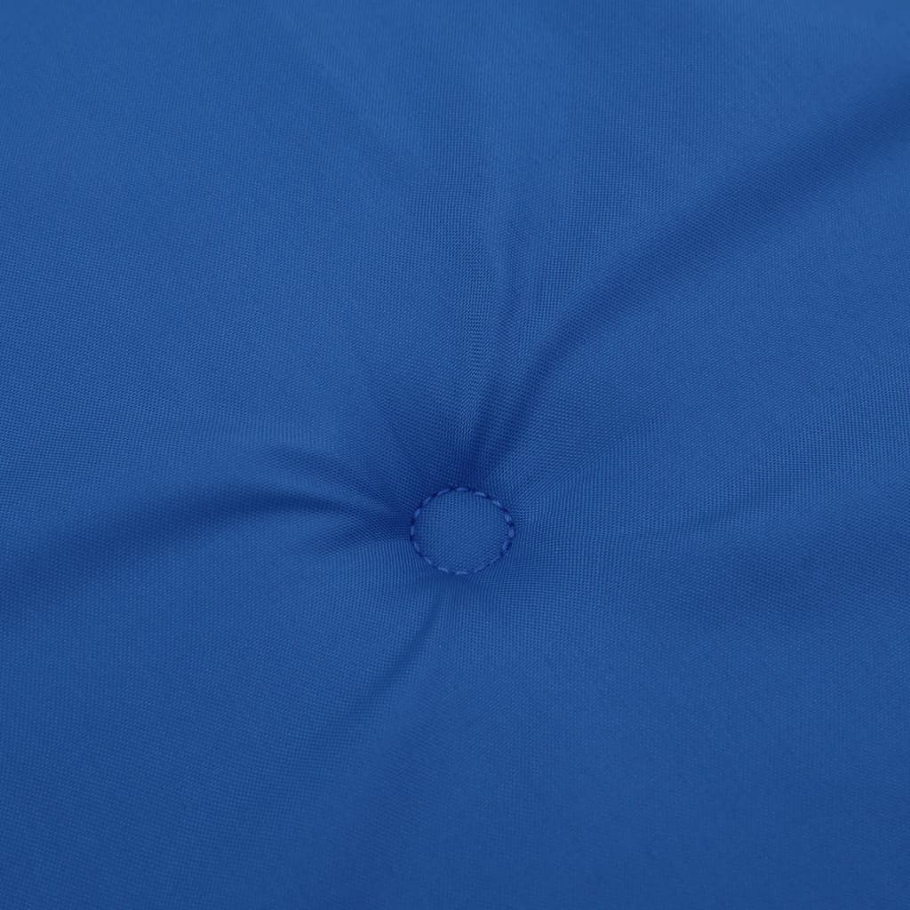 vidaXL Възглавница за стол шезлонг кралско синя (75+105)x50x3 см