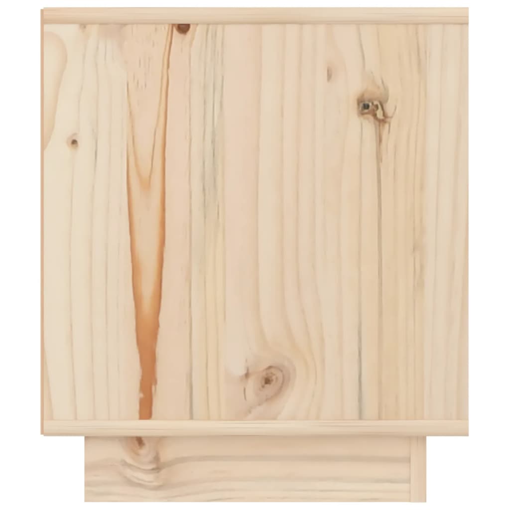 vidaXL Нощни шкафчета, 2 бр, 40x34x40 см, борово дърво масив