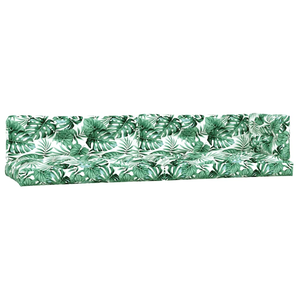 vidaXL Палетни възглавници, 5 бр, на листа, текстил