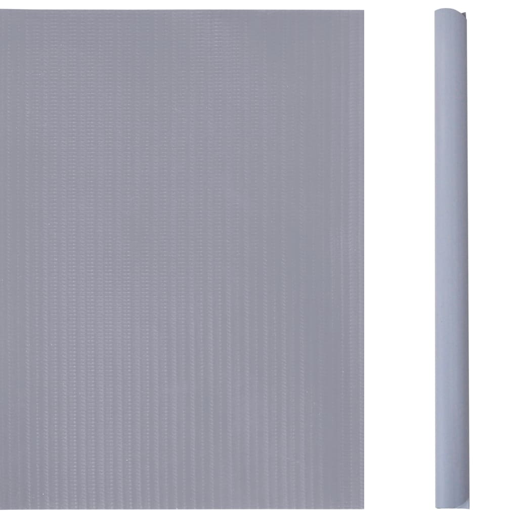 vidaXL Ленти за покриване на огради 4 бр PVC 35x0,19 м светлосив мат