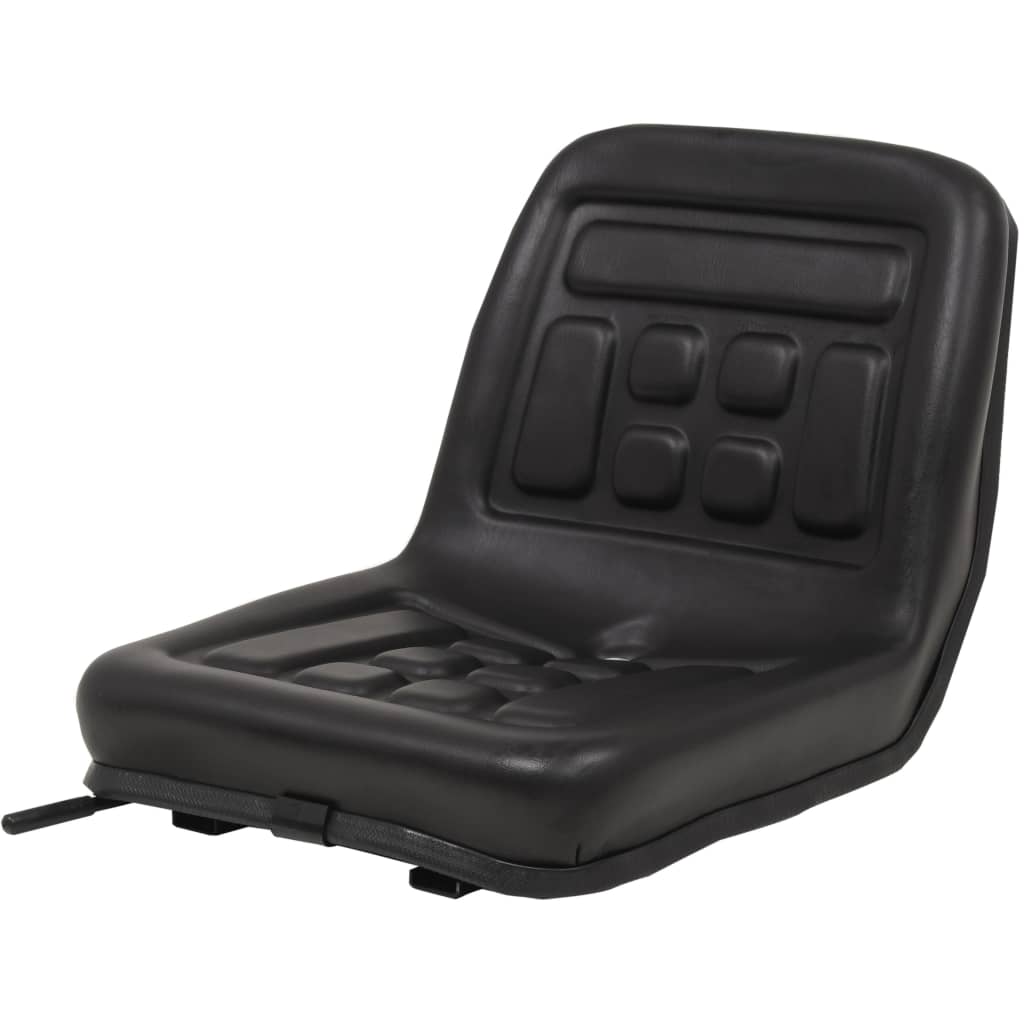 vidaXL Универсална седалка за трактор, черна