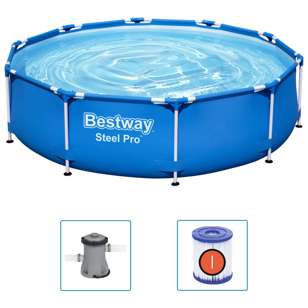 Bestway Steel Pro Плувен басейн 305x76 см