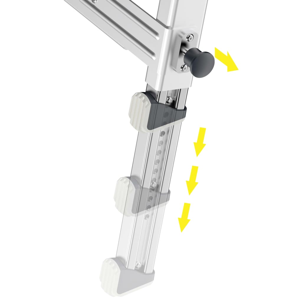 Hailo Работна платформа за стълби TP1, алуминий
