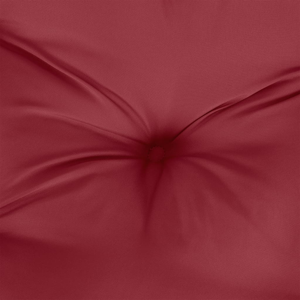 vidaXL Възглавница за палетен диван червена 58x58x10 см текстил