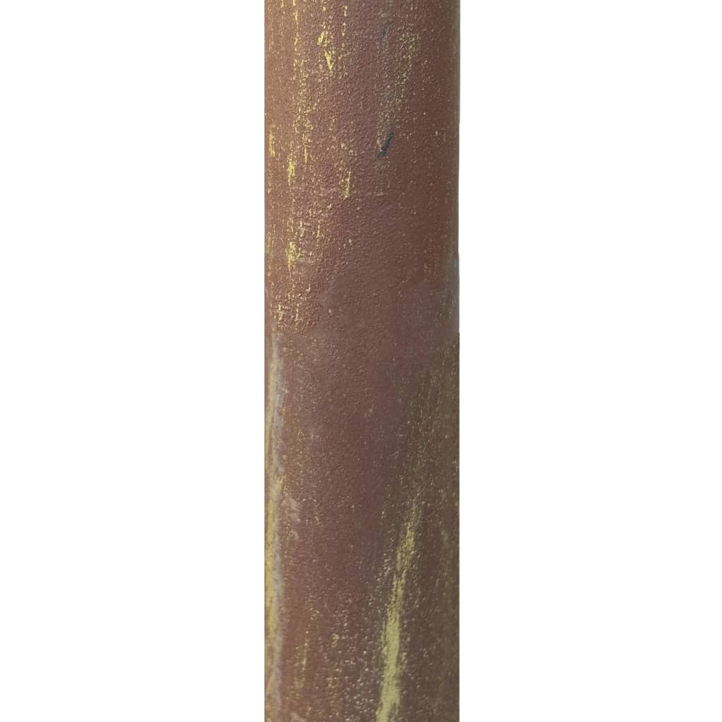 vidaXL Градинска пергола, антично кафяво, 4x3x2,5 м, желязо