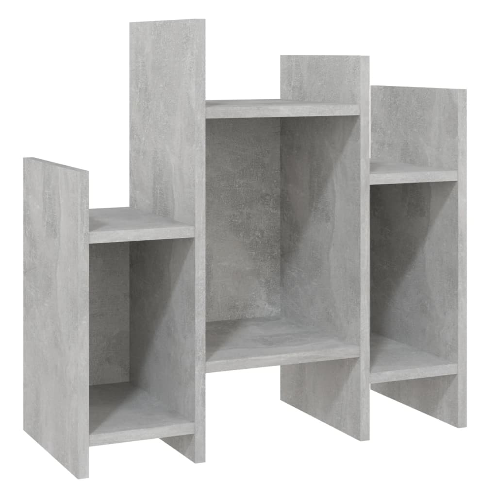 vidaXL Страничен шкаф, бетонно сив, 60x26x60 см, ПДЧ