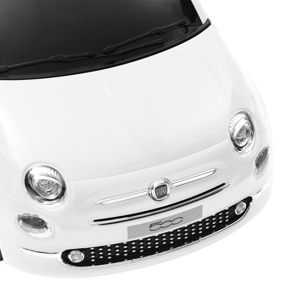 vidaXL Детска електрическа кола Fiat 500, бяла