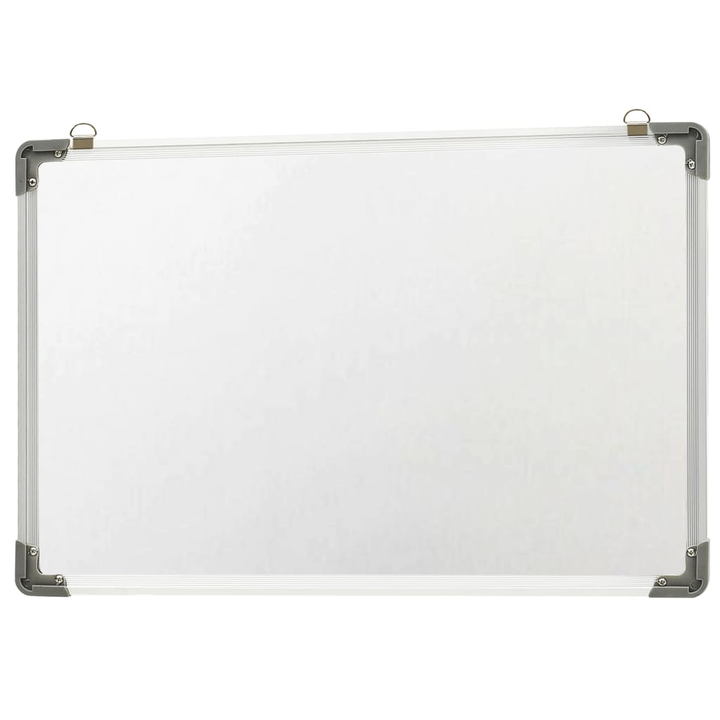 vidaXL Магнитна дъска за сухо изтриване, бяла, 50x35 см, стомана