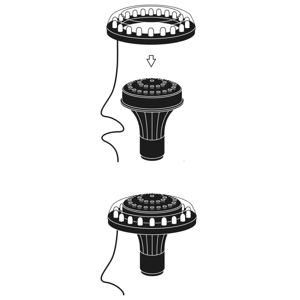Ubbink LED лампа 1" спот за градински фонтан