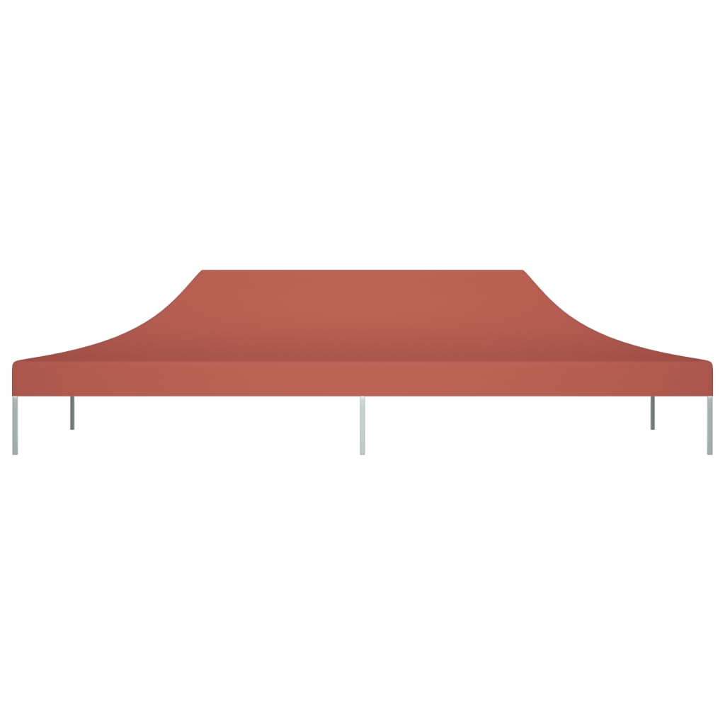 vidaXL Покривало за парти шатра, 6x3 м, цвят теракота, 270 г/м²