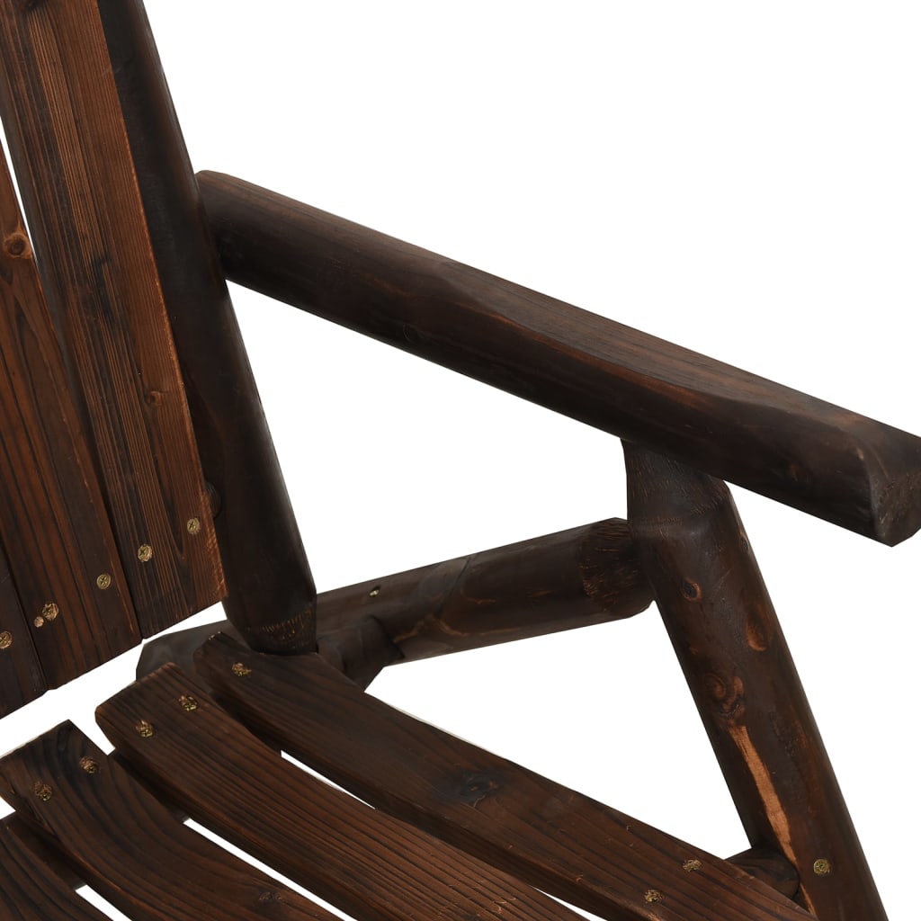 vidaXL Градински стол, 68x86x103 см, масивен смърч