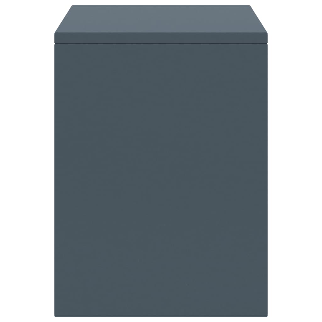 vidaXL Нощни шкафчета, 2 бр, светлосиви, 35x30x40 см, бор масив