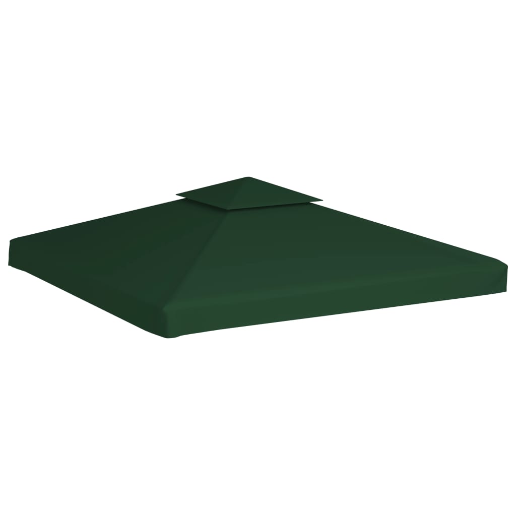 vidaXL Покривало за шатра, резервно, зелено, 310 гр/м², 3х3 м