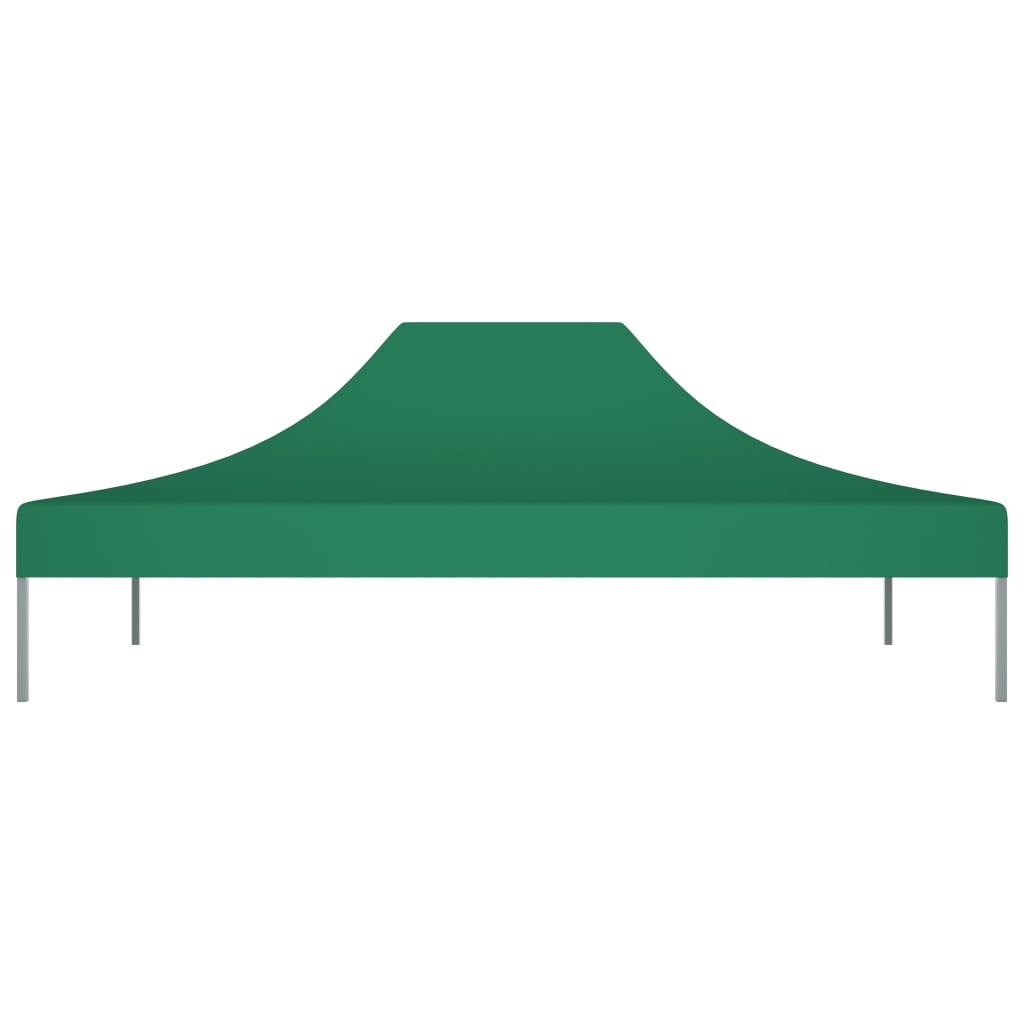 vidaXL Покривало за парти шатра, 4x3 м, зелено, 270 г/м²