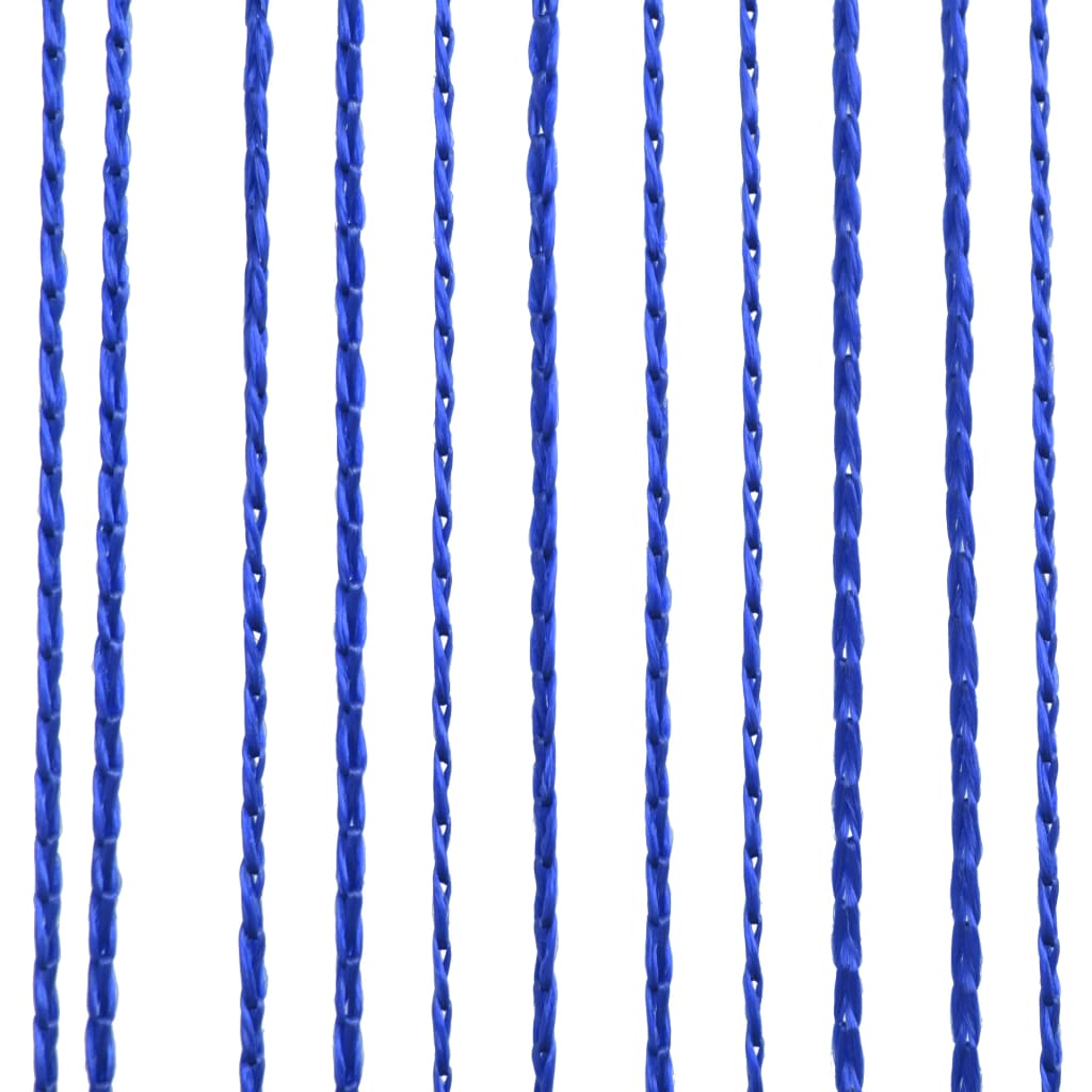 vidaXL Пердета ресни, 2 бр, 100x250 см, сини