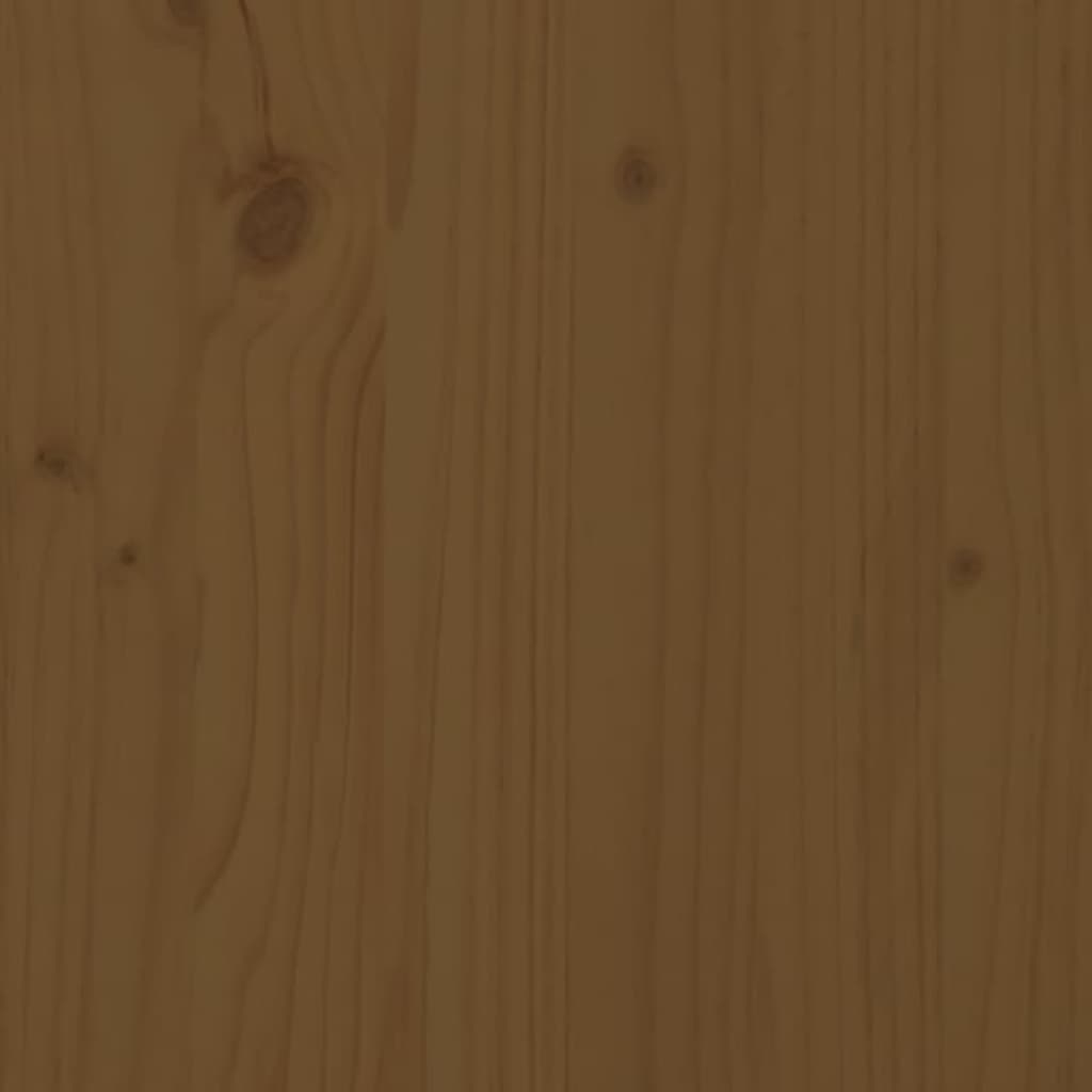 vidaXL Поставка дърва за огрев меденокафява 33,5x30x110 см бор масив