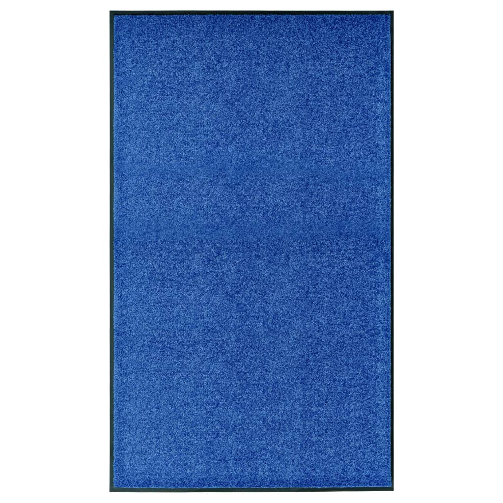vidaXL Перима изтривалка, синя, 90x150 см