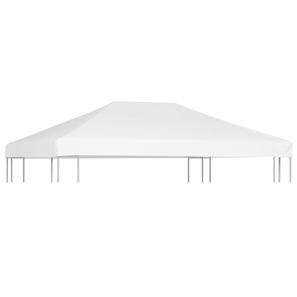 vidaXL Покрив за шатра, 270 г/м², 4x3 м, бял