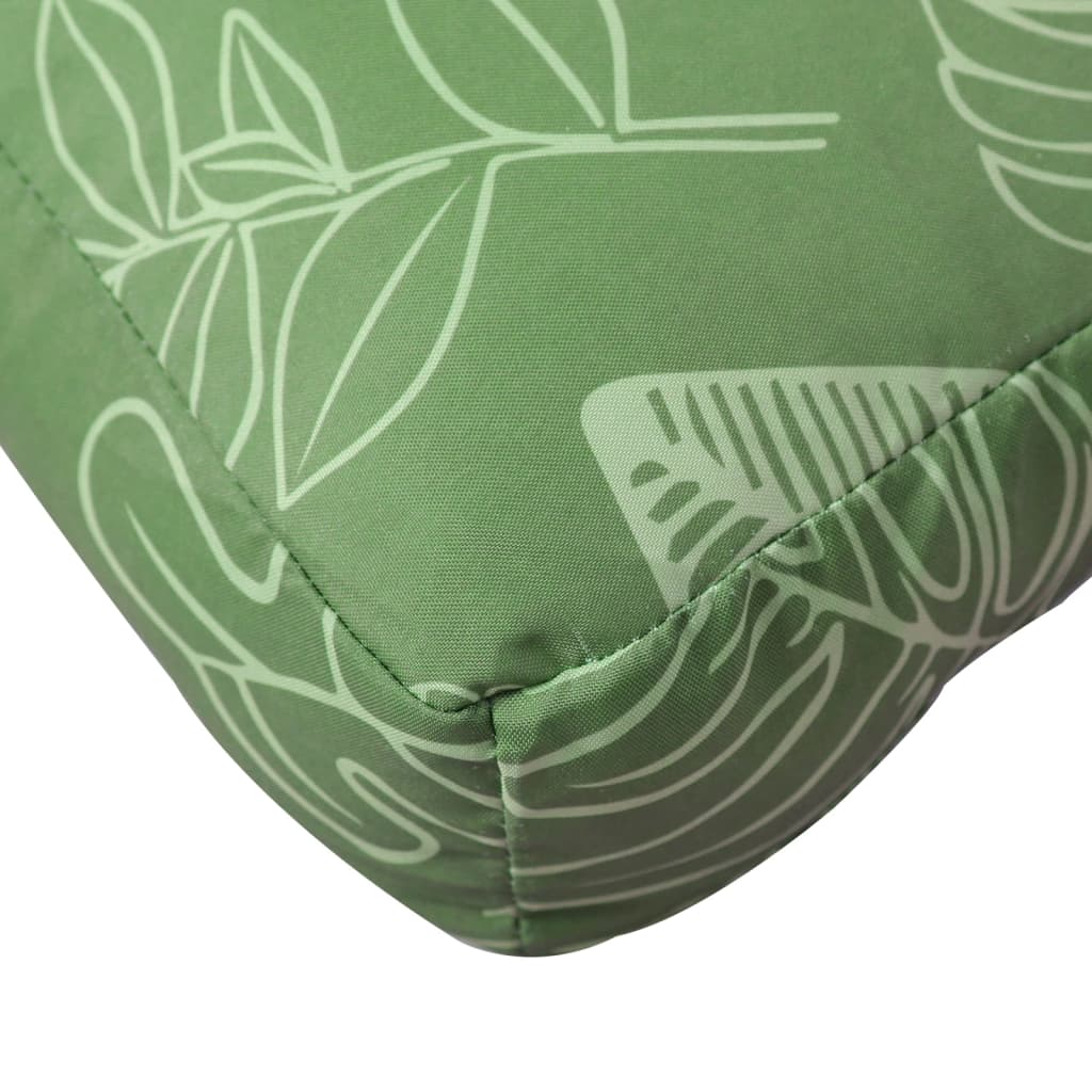 vidaXL Палетна възглавница, на листа, 50x50x12 см, текстил