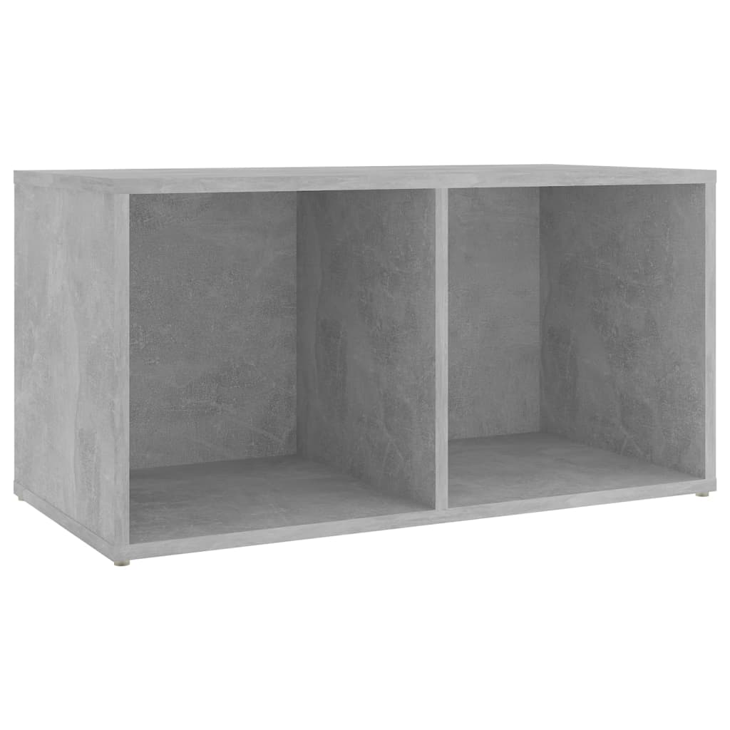 vidaXL ТВ шкаф, бетонно сив, 72x35x36,5 см ПДЧ