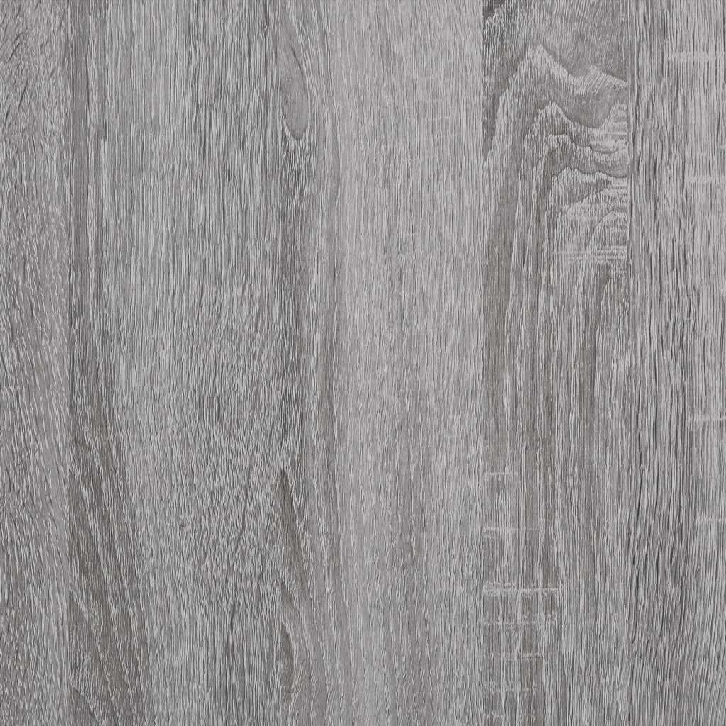 vidaXL Окачен шкаф, сив сонома, 29,5x31x60 см, инженерно дърво