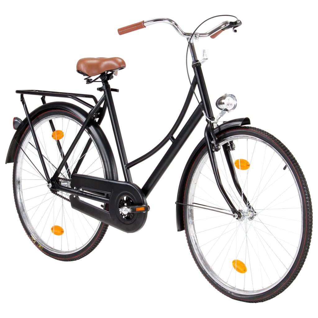 vidaXL Холандски велосипед 28 инча колело 57 см женска рамка